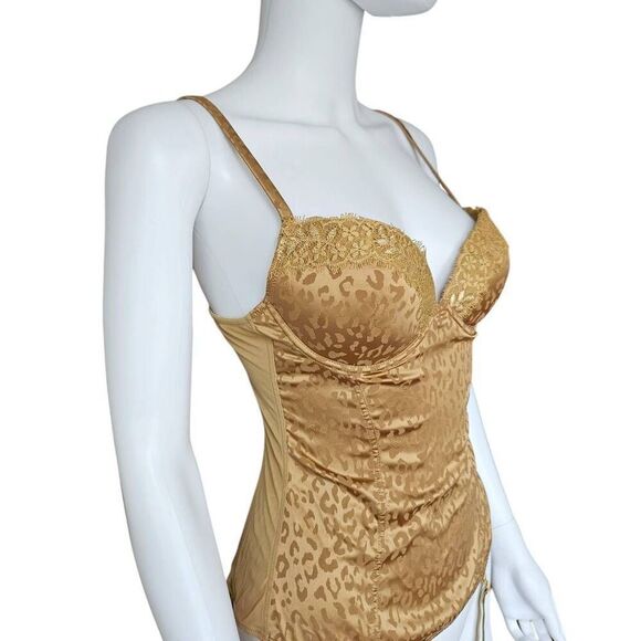 scene leopard-print corset top - Picture 4 of 6